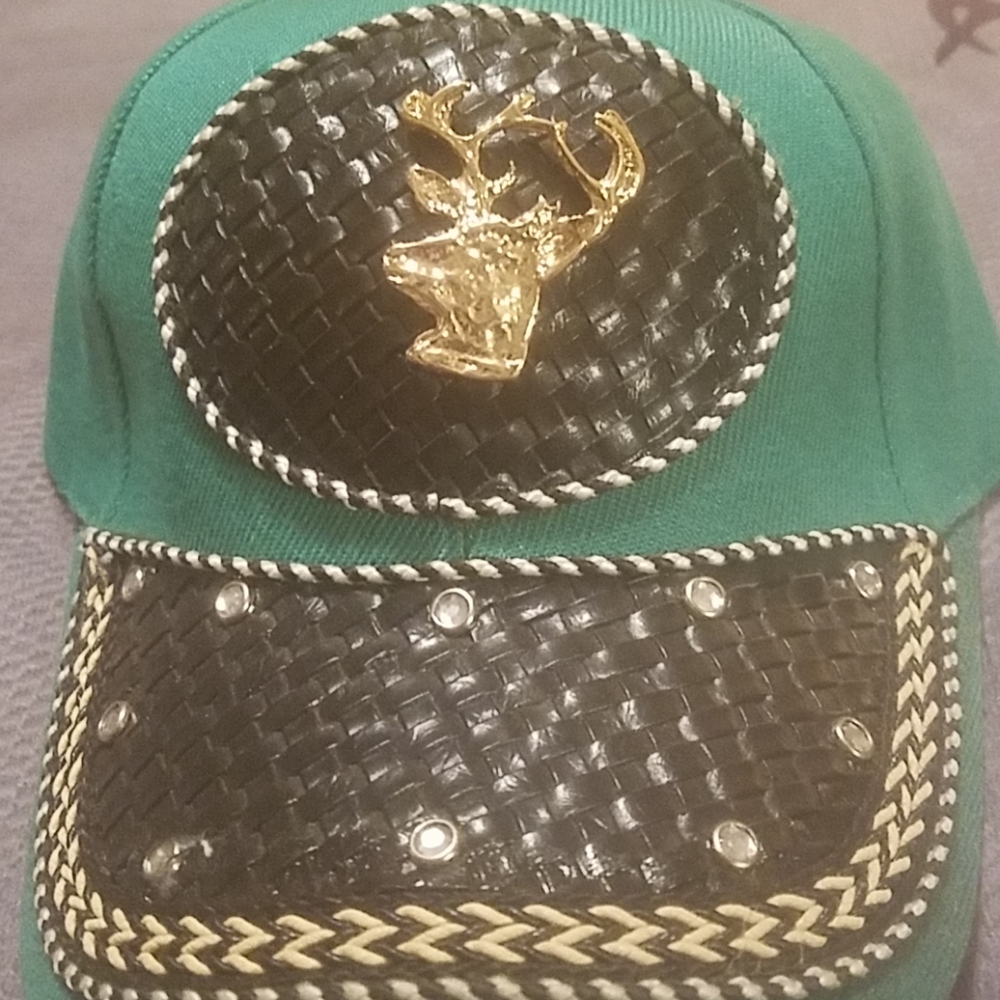 Child's kelly green baseball cap
